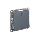 Механизм выключателя 2-кл. СП Atlas Design 10А IP20 (сх. 5) 10AX грифель SchE ATN000751