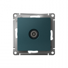 Механизм розетки TV Atlas Design оконечный 1DB изумруд SchE ATN000891