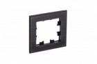 Рамка 1-м Atlas Design NATURE металл оникс SchE ATN312301