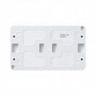 Розетка 2-м ОП AtlasDesign Profi54 16А IP54 250В с заземл. защ. шторки бел. SE ATN540126