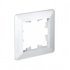 Рамка 1-м AtlasDesign Air бел./дым. бел. SE ATN220101