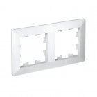 Рамка 2-м AtlasDesign Air бел./дым. бел. SE ATN220102