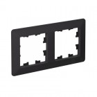 Рамка 2-м AtlasDesign Air карбон/дым. черн. SE ATN221002