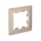 Рамка 1-м AtlasDesign Air песочн./дым. бел. SE ATN221201