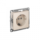 Розетка AtlasDesign 16А с заземл. быстрозажим. клем. механизм беж. SE ATN000243S