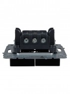 Выключатель проходной 2-кл. СП BRITE ВС10-2-6-БрЧ 10А черн. IEK BR-V22-0-10-K02