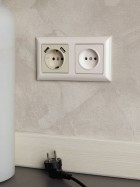 Розетка 1-м СП BRITE РС10-1-0-БрЖ 10А без заземл. без защ. шторок жемчуж. IEK BR-R10-10-K36