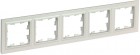 Рамка 5-м BRITE РУ-5-БрЖ жемчуж. IEK BR-M52-K36