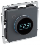 Термостат электронный с индикацией BRITE СП IP20 ТС10-1-БрМ маренго IEK BR-RT11-K35