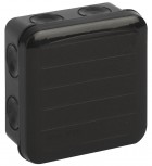 Коробка распределительная ОП 85х85х45мм двухкомпонентн. 8 вводов IP65 черн. Ruvinil 67240Ч