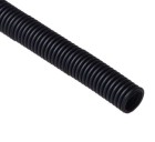 Труба гофрированная ПНД d25мм легкая с протяжкой черн. (уп.20м) Ruvinil 22501(20)