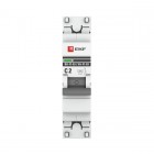 Выключатель автоматический модульный 1п C 2А 4.5кА ВА 47-63 PROxima EKF mcb4763-1-02C-pro