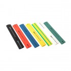 Набор трубок термоусадочных тонкостен. 10/5 (7 цветов по 3шт 100мм) EKF tut-n-10