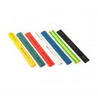 Набор трубок термоусадочных тонкостен. 8/4 (7 цветов по 3шт 100мм) EKF tut-n-8