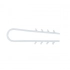 Дюбель-хомут d5-10мм для круглого кабеля бел. (уп.50шт) PROxima EKF plc-ncs50-5x10w