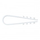 Дюбель-хомут d5-10мм для круглого кабеля бел. (уп.100шт) PROxima EKF plc-ncc-5x10w