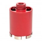 Коронка алмазная для дрелей с микроударом (верхнее пылеудаление) Micro Hit Laser M16 Professional DCH-68MHS EKF dch-68-mhs-m16