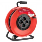 Удлинитель на катушке 4х50м с заземл. 16А IP20 Гефест 2.0 КГ 3х1.5 3.5кВт предохр. PROxima EKF UKG02-16-R315-4-50