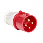 Вилка эл. каб. 32А 3P+E 380В IP44 (024) EKF ps-024-32-380