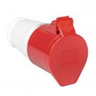 Розетка кабельная 32А 380В 3P+E+N IP44 EKF (225) ps-225-32-380