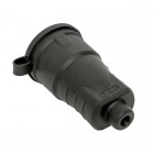 Розетка переносная 16А 230В 2P+PE с защ. крышкой IP44 каучук EKF RPS-012-16-230-44