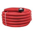 Труба гофрированная двустенная ПНД d110 с протяжкой SN8 красн. (уп.50м) PROxima EKF tg2st-110-50m