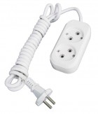 Удлинитель 2х2м без заземления 10А IP20 Е-202 АБС-пл. ПВС 2х0.75 UNIVersal 9631959