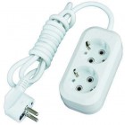 Удлинитель 2х5м с заземлением 16А IP20 Е-302 АБС-пл. ПВС 3х1 UNIVersal 9631974