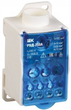 Блок распределительный на DIN-рейку РБД-250А ИЭК RBD-250
