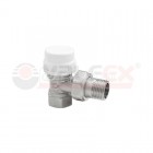 Клапан термостатический для радиатора угловой 3/4дюйм с доп. уплотнением (80/10) К VALFEX VF.031.TN.05