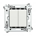 Выключатель 2-кл. 2мод. СП Avanti 