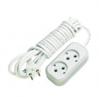 Удлинитель 2х5м без заземл. 10А IP20 Makel MGP104