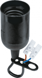 Патрон электрический 71 288 NLH-P-F-BL-E27-TB подвесной со шнуром термопластик черн. Navigator 19447