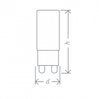 Лампа светодиодная 71 267 NLL-P-G9-5-230-4K 5Вт капсульная 4000К белый G9 420лм 230В Navigator 71267