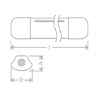 Светильник светодиодный 14 134 DSP-CC-46-4K-IP65-LED-R 46Вт 4000К IP65 5700лм 176-264В (аналог ЛСП 2х58) Navigator 14134