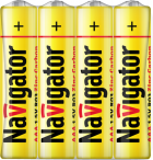 Элемент питания солевой 94 757 NBT-NS-R03-SH4 (шринка 4шт) Navigator 94757