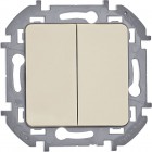 Выключатель 2-кл. Inspiria 10А IP20 250В 10AX механизм сл. кость Leg 673621