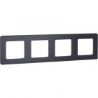 Рамка 4-м Inspiria антрацит Leg 673963