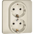 Розетка Inspiria 16А 250В 2х2P+E немецк. стандарт сл. кость Leg 673751