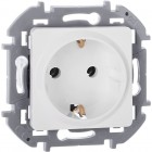 Розетка 1-м СП Inspiria 16А IP20 250В 2P+E немецк. стандарт механизм бел. Leg 673720