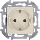 Розетка 1-м СП Inspiria 16А IP20 250В 2P+E немецк. стандарт механизм сл. кость Leg 673721