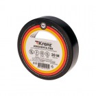 Изолента ПВХ 0.13х15мм 20м черн. (уп.10шт) Kranz KR-09-2606