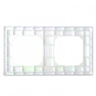 Рамка 2-м Pixel универс. перламутр. TOKOV ELECTRIC TKE-PX-RM2-C04