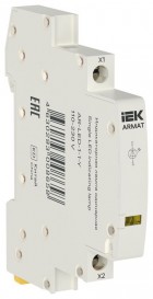 Лампа индикаторная одинарная LED 110-230В AC желт. ARMAT IEK AR-LED-1-1-Y