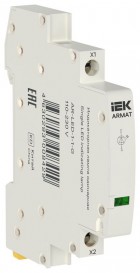 Лампа индикаторная одинарная LED 110-230В AC зел. ARMAT IEK AR-LED-1-1-G
