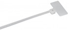 Хомут 2.5х100мм P6.6 маркерный бел. (уп.100шт) IEK UHH14-D025-100-100-K01