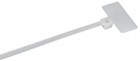 Хомут 2.5х110мм P6.6 маркерный бел. (уп.100шт) IEK UHH14-D025-110-100-K01