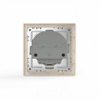 Розетка 1-м СП Pixel IP20 с заземл. с 2-мя заряд. устр. USB тип A+C механизм беж. TOKOV ELECTRIC TKE-PX-R1U2AC-C02