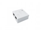 Розетка компьютерная 8P8C (RJ45) UTP кат.5E 2 порта TOKOV ELECTRIC TKE-SMB-8P8C-2P-UTP