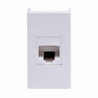 Розетка компьютерная 1-м 1мод. Viva RJ45 кат.5E бел. DKC 45038